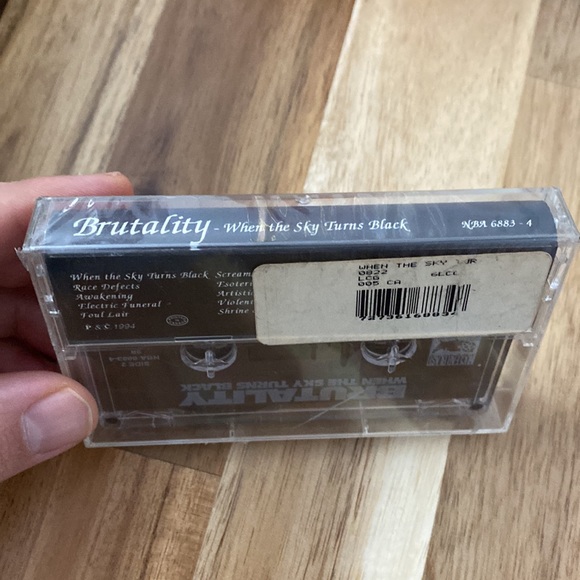 Brutality – When The Sky Turns Black Cassette (collectible) 1994 Nuclear… - Picture 6 of 6